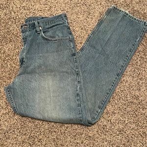 Mens wrangler jeans in size 36x34, relaxed fit